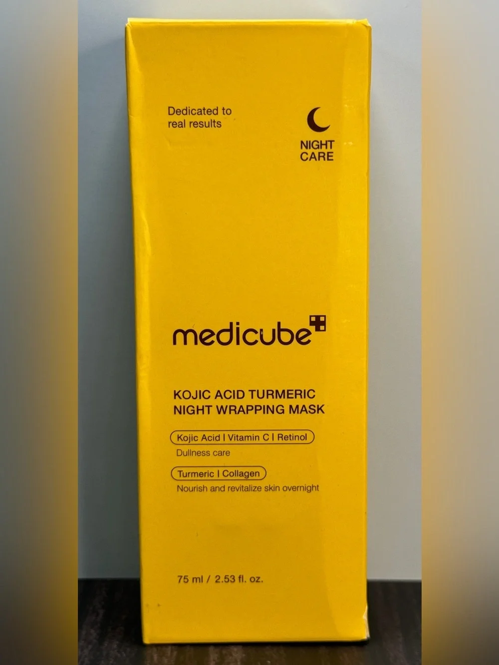 Medicube Kojic Acid Turmeric Overnight Wrapping Mask NIB 75 ml / 2.53 fl oz